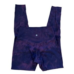 Lululemon Align High Rise Pant 28 Diamond Dye Cassis Black W5CQUS Size 6